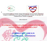 Gonnosno' Giornata per la donazione del sangue pro talassemia 2015