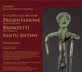 Genoni Presentazione delle copie dei bronzetti del Pozzo di Santu Antine