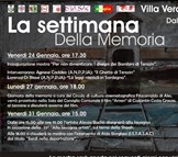 VILLA VERDE: La settimana della memoria